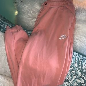 pink nike joggers